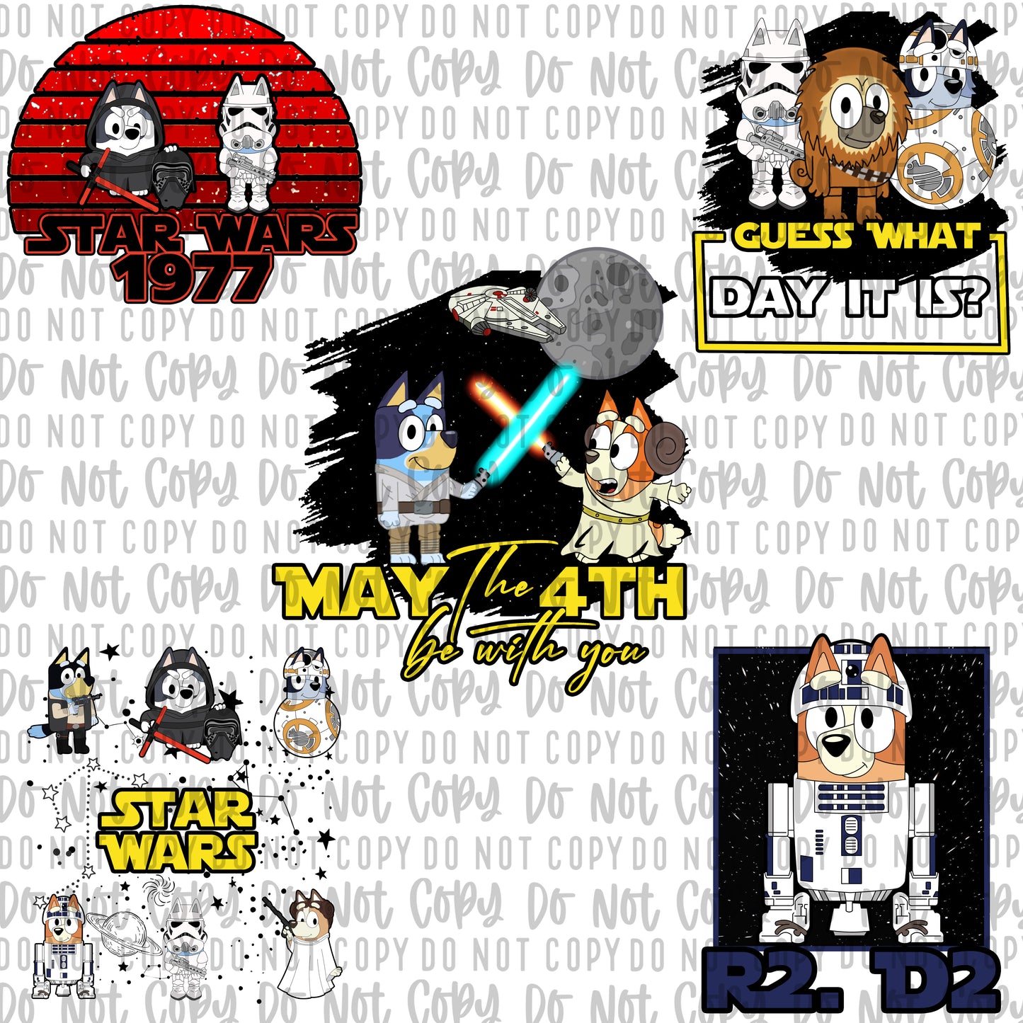 Bluey Star Wars Bundle