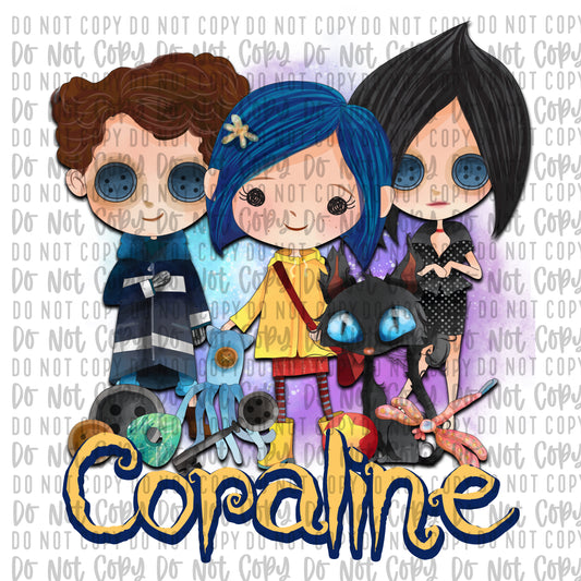 Coraline Digital PNG