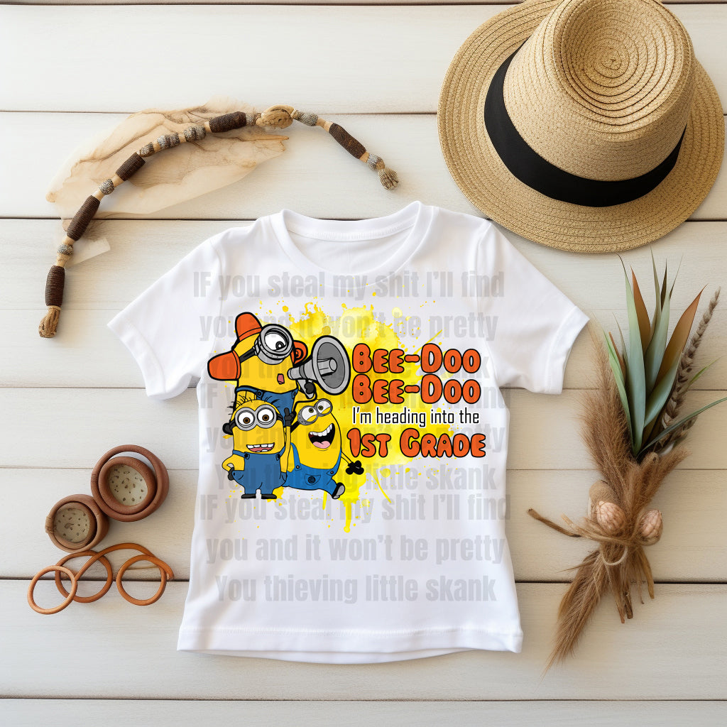 Minions 1st grade back to school