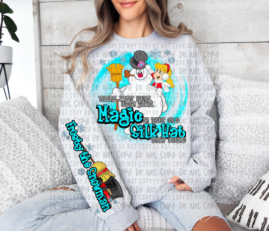 Frosty design w/sleeve digital png