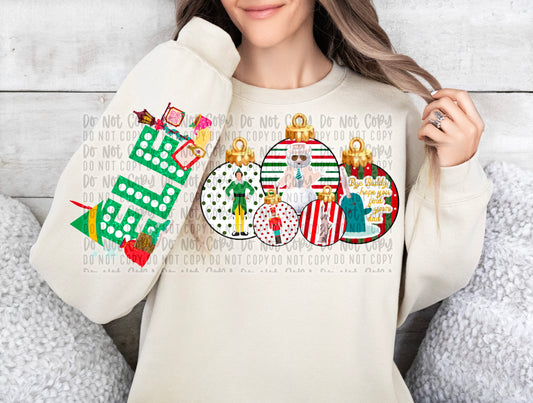 Elf Christmas ornaments WITHOUT sleeve png