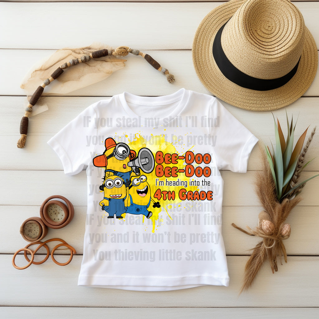 Minions 4th grade back to school