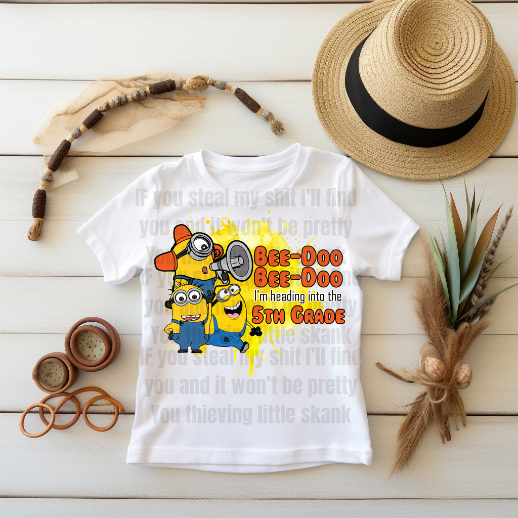 Minions 5th grade back to school