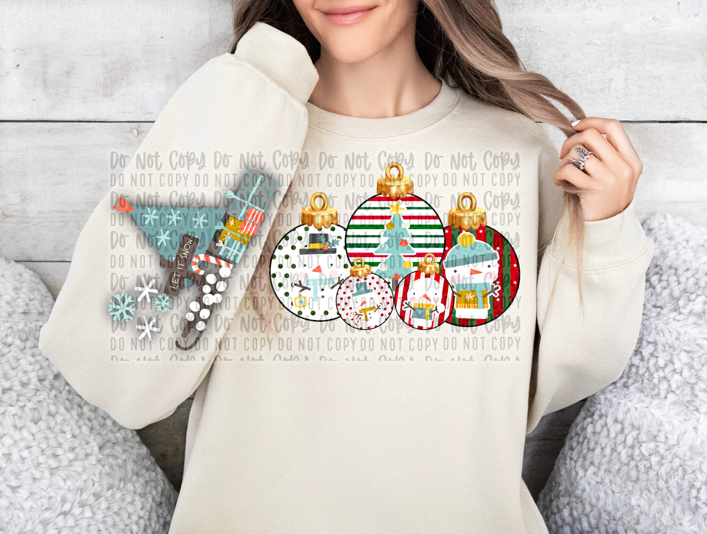 Snowmen Christmas ornaments WITH sleeve png