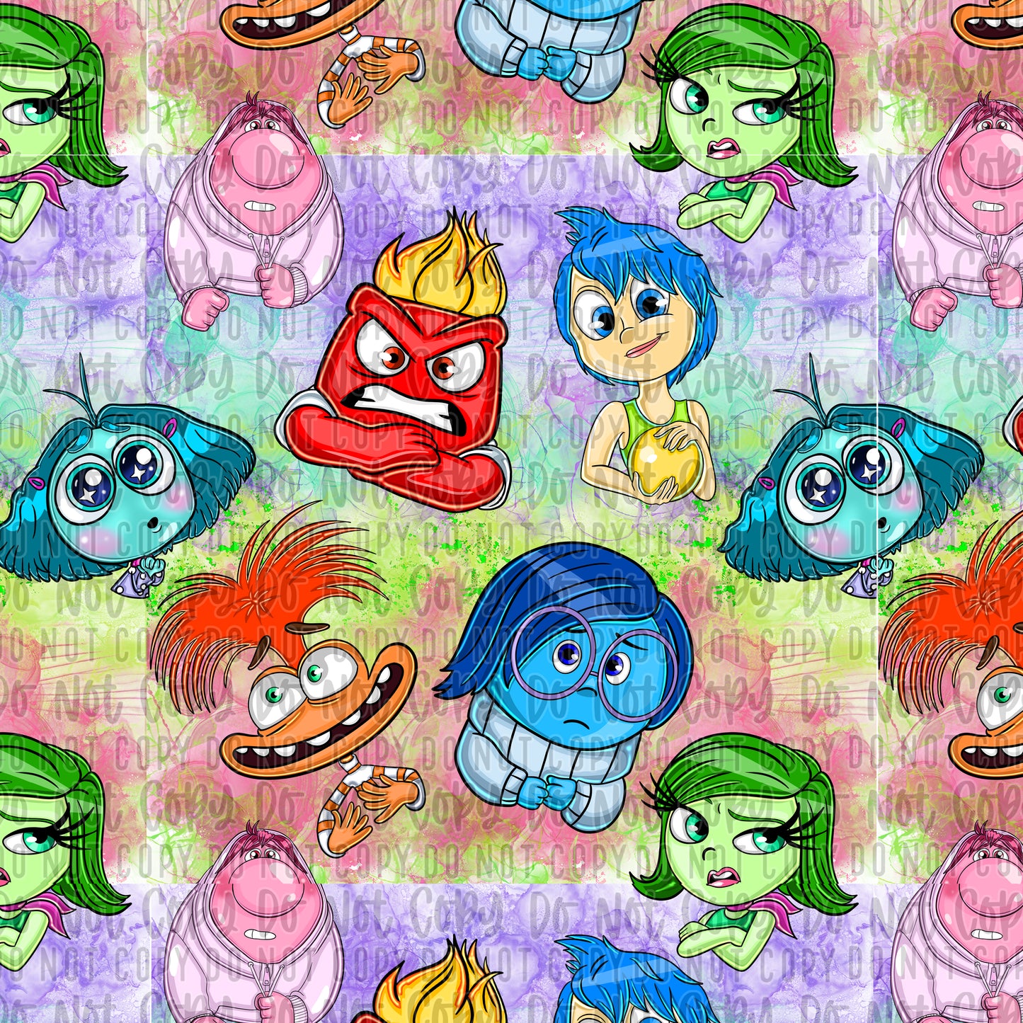 Inside Out seamless Digital PNG