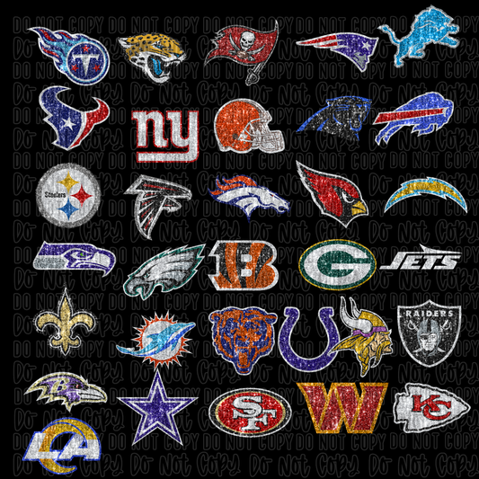 Sequin NFL Logo Bundle